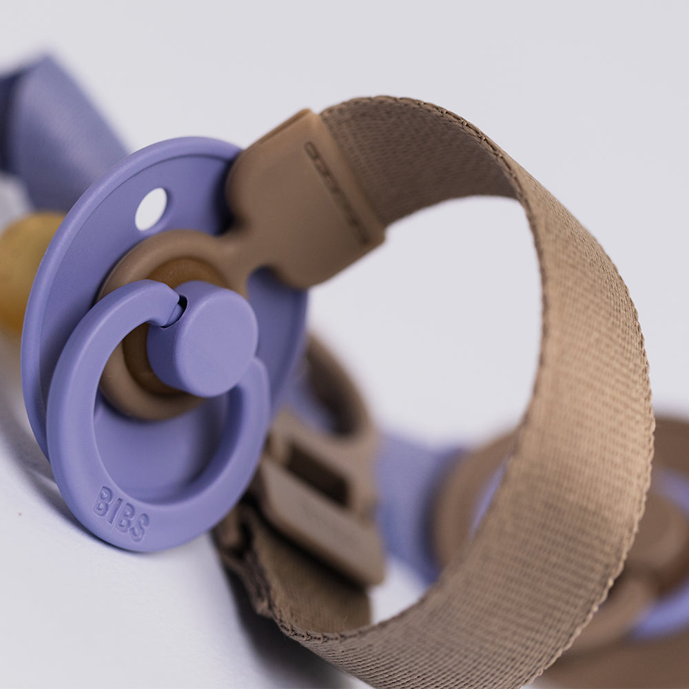 Pacifier Clip Loop - Dark Oak