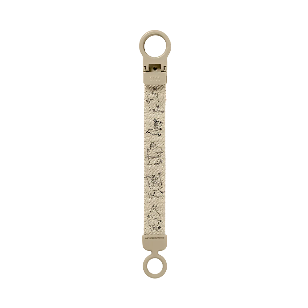 BIBS x Moomin Pacifier Clip Loop - Vanilla - BIBS