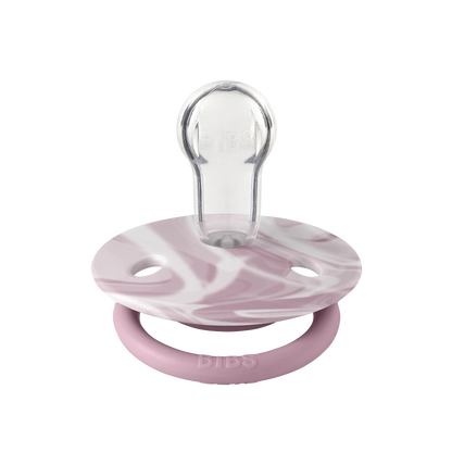 BIBS De Lux Tie Dye Heather White