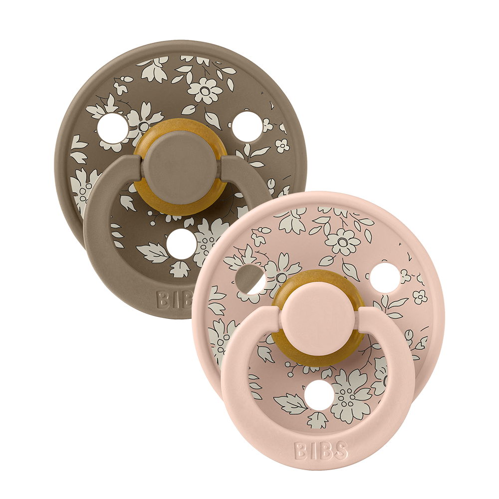 BIBS x LIBERTY Colour 2 Pack Capel - Blush Mix