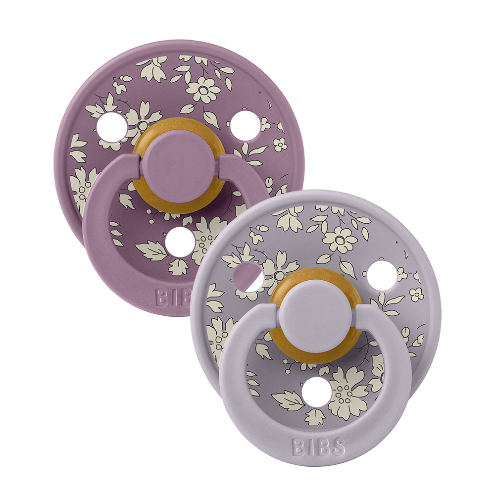 BIBS x LIBERTY Colour 2 Pack Capel - Fossil Grey Mix