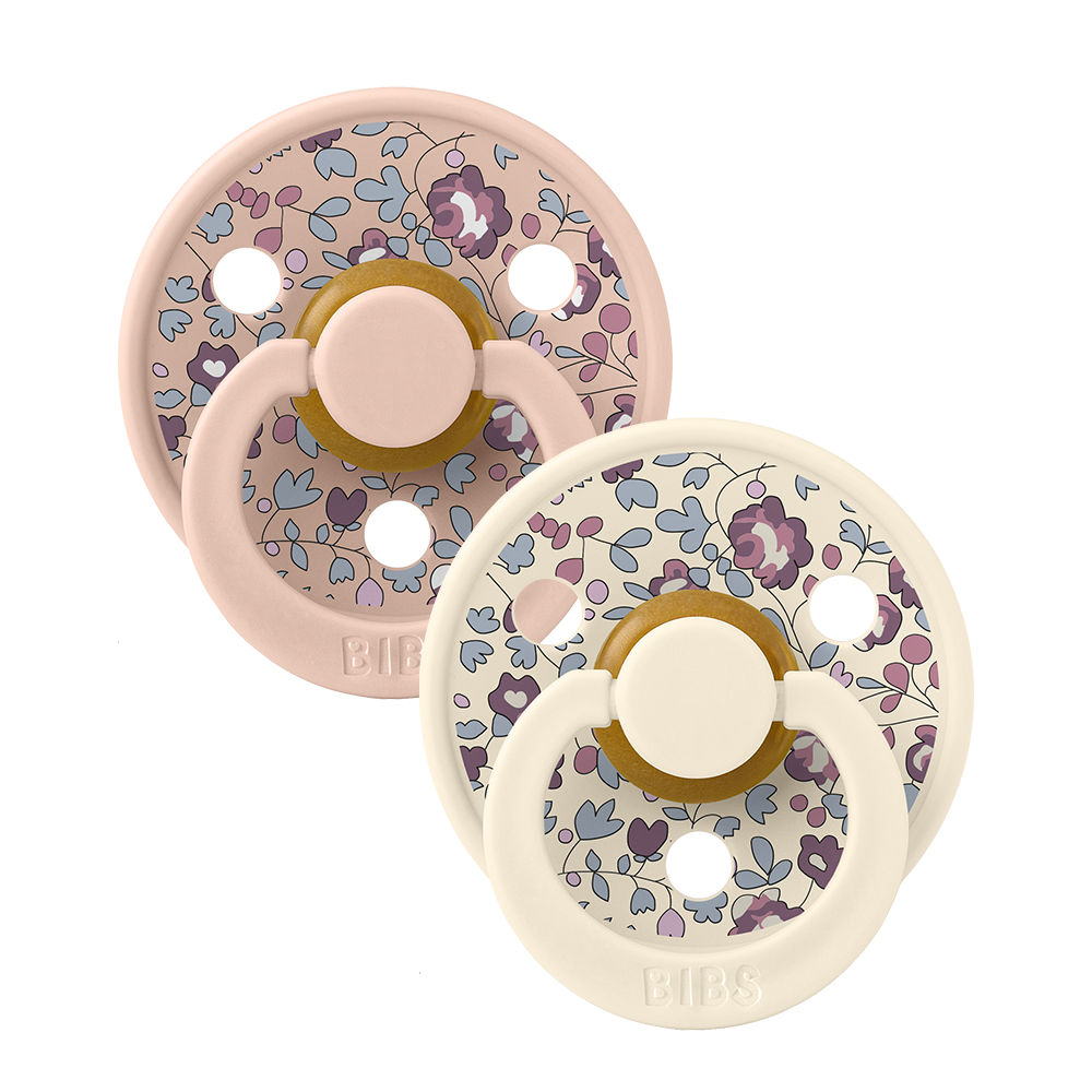BIBS x LIBERTY Colour 2 Pack Eloise - Blush Mix
