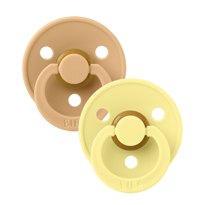 BIBS Colour 2 Pack Desert Sand/Sunshine