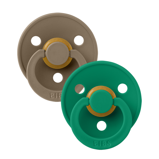 BIBS Colour 2 Pack Dark Oak/Evergreen