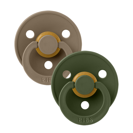 BIBS Colour 2 Pack Dark Oak/Hunter Green