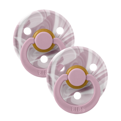 BIBS Colour Tie Dye 2 PACK Heather White/Heather White
