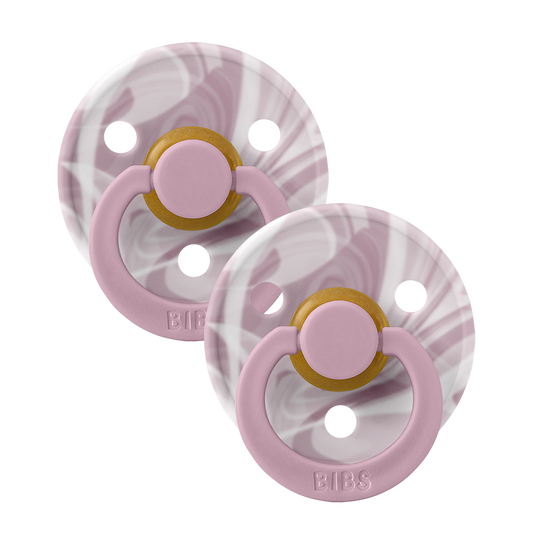 BIBS Colour Tie Dye 2 PACK Heather White/Heather White