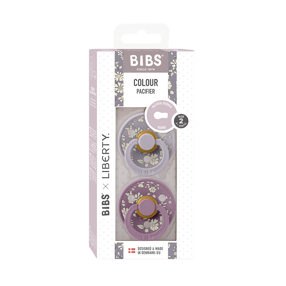 BIBS x LIBERTY Colour 2 Pack Capel - Fossil Grey Mix