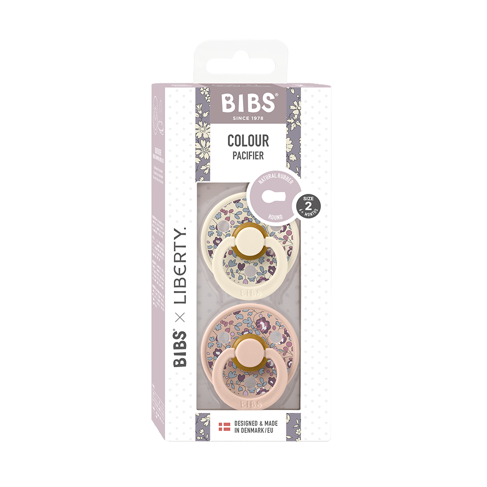 BIBS x LIBERTY Colour 2 Pack Eloise - Blush Mix