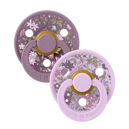 BIBS x LIBERTY Colour 2 Pack Chamomile Lawn - Violet Sky Mix