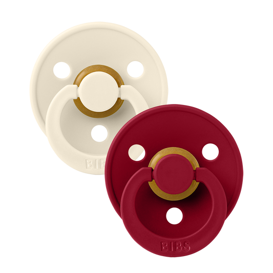 BIBS Colour 2 PACK Ivory/Ruby [product_typ] - BIBS EU