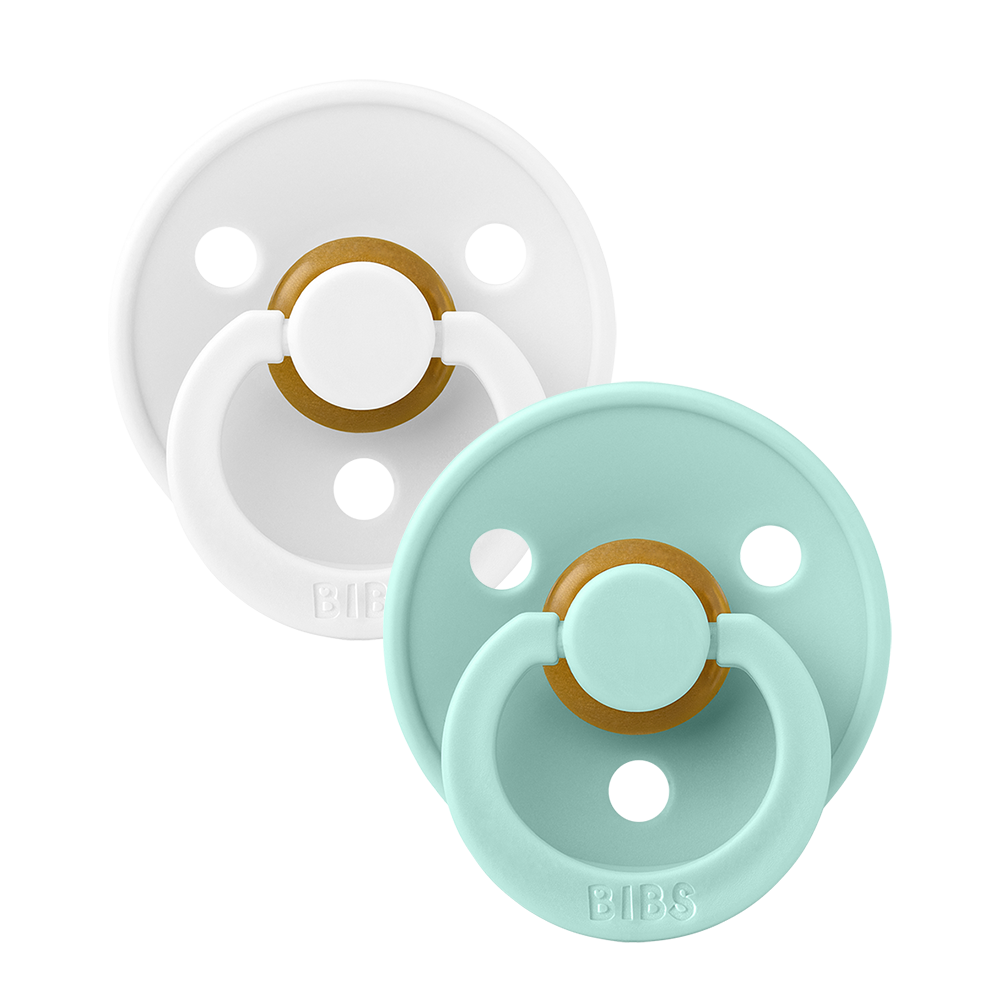 BIBS Colour 2 PACK White/Mint [product_typ] - BIBS EU