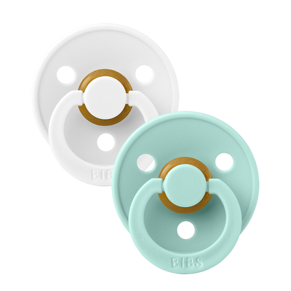 BIBS Colour 2 PACK White/Mint [product_typ] - BIBS EU
