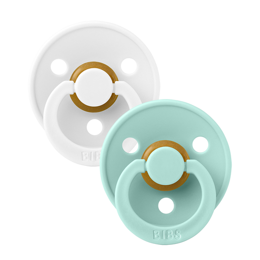 BIBS Colour 2 PACK White/Mint [product_typ] - BIBS EU