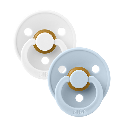 Colour 2 Pack White/Baby Blue
