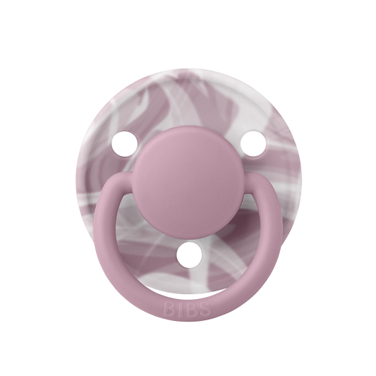 BIBS De Lux Tie Dye Heather White