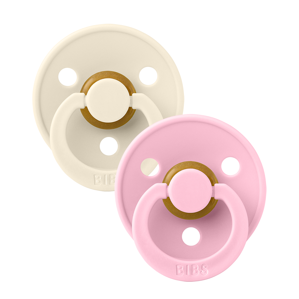 BIBS Colour 2 PACK Ivory/Baby Pink [product_typ] - BIBS EU