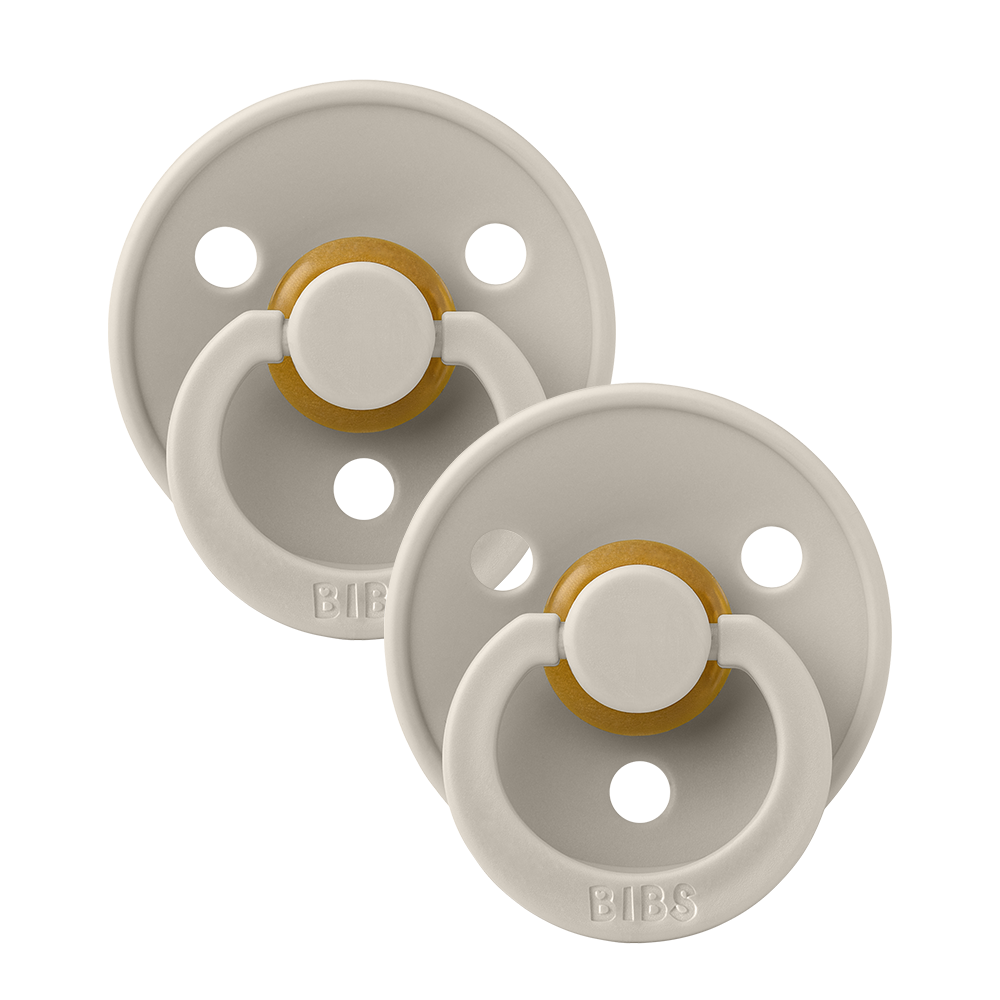 BIBS Colour 2 PACK Latex Size 3 Sand/Sand