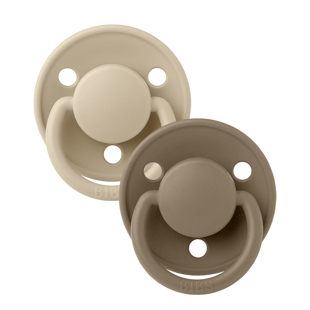 BIBS De Lux 2 PACK Vanilla/Dark Oak [product_typ] - BIBS EU