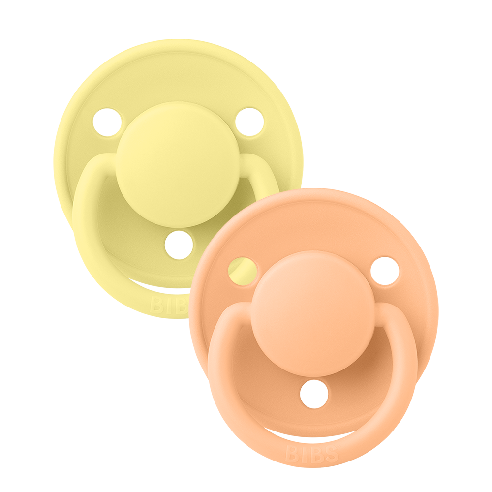 BIBS De Lux 2 PACK Sunshine/Peach Sunset [product_typ] - BIBS EU