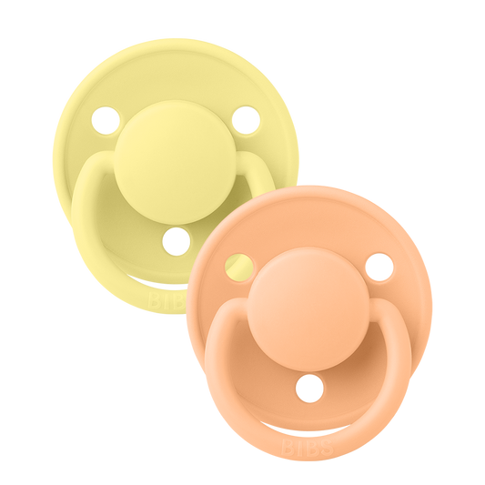 BIBS De Lux 2 PACK Sunshine/Peach Sunset [product_typ] - BIBS EU