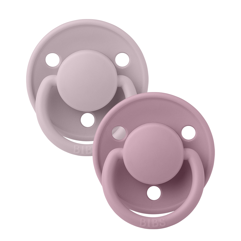 BIBS De Lux 2 PACK Dusky Lilac/Heather [product_typ] - BIBS EU