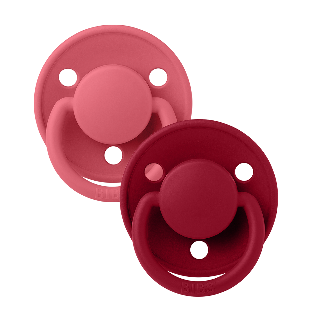 BIBS De Lux 2 PACK Coral/Ruby [product_typ] - BIBS EU