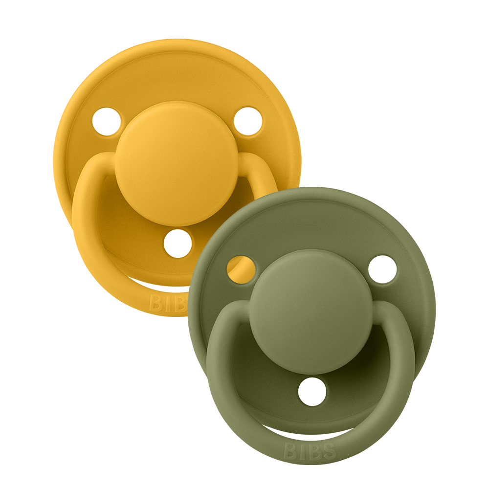 BIBS De Lux 2 PACK Honey Bee/Olive [product_typ] - BIBS EU