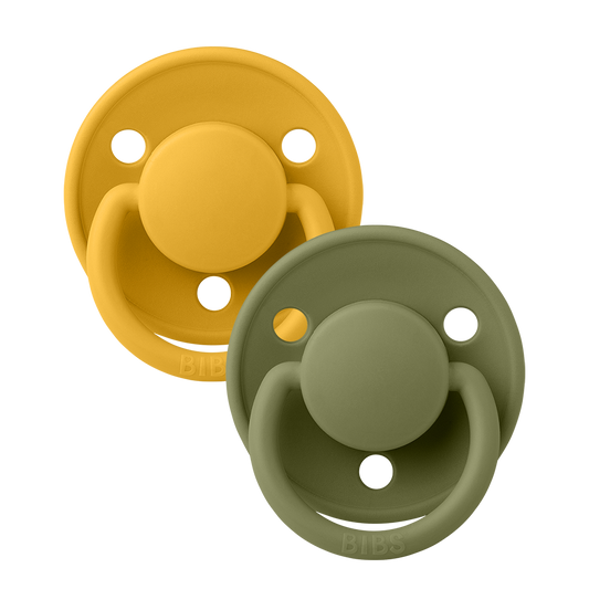 BIBS De Lux 2 PACK Honey Bee/Olive [product_typ] - BIBS EU