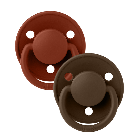 BIBS De Lux 2 PACK Rust/Mocha