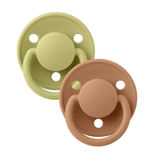 BIBS De Lux 2 PACK Meadow/Earth