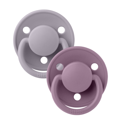 BIBS De Lux 2 PACK Fossil Grey/Mauve