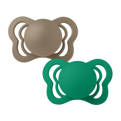 BIBS Couture 2 PACK Dark Oak/Evergreen