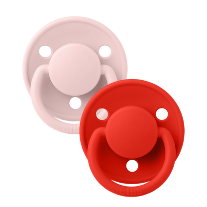 BIBS De Lux 2 PACK Blossom/Candy Apple