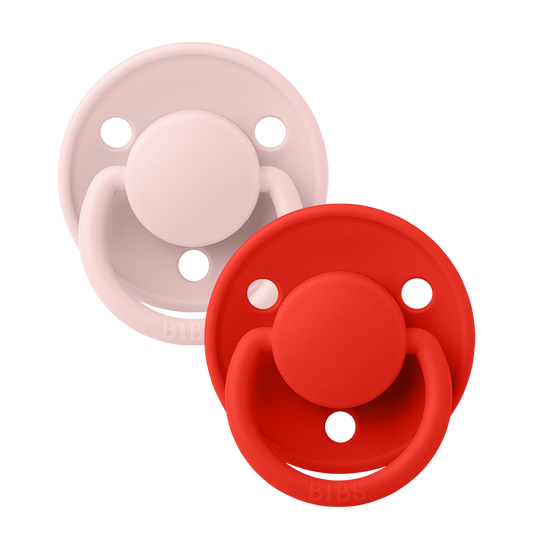 BIBS De Lux 2 PACK Blossom/Candy Apple