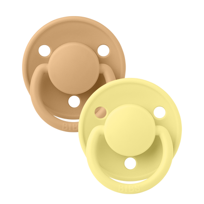 BIBS De Lux 2 PACK Desert Sand/Sunshine