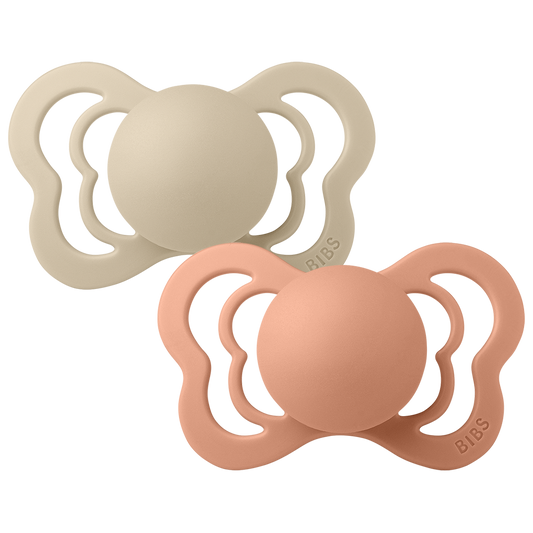 BIBS Couture 2 PACK Vanilla/Peach [product_typ] - BIBS EU