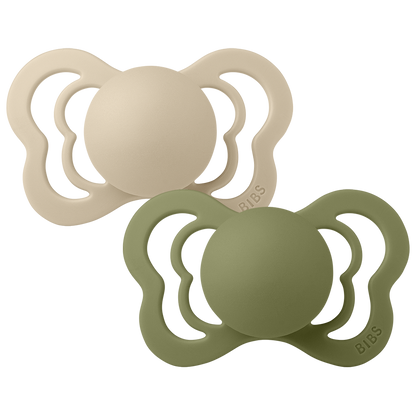 BIBS Couture 2 PACK Vanilla/Olive [product_typ] - BIBS EU