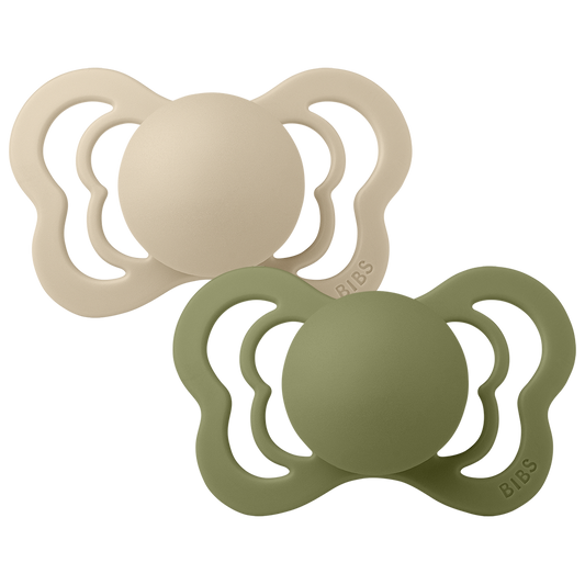 BIBS Couture 2 PACK Vanilla/Olive [product_typ] - BIBS EU