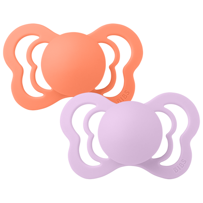 BIBS Couture 2 PACK Papaya/Violet Sky