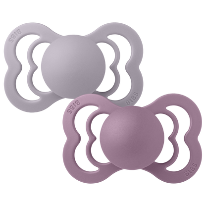 BIBS Supreme 2 PACK Fossil Grey/Mauve