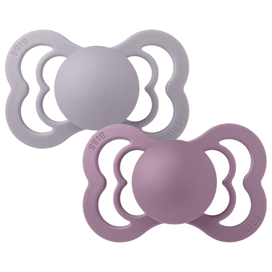 BIBS Supreme 2 PACK Fossil Grey/Mauve