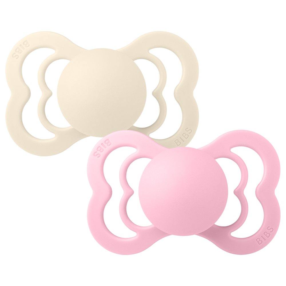 BIBS Supreme 2 PACK Ivory/Baby Pink [product_typ] - BIBS EU