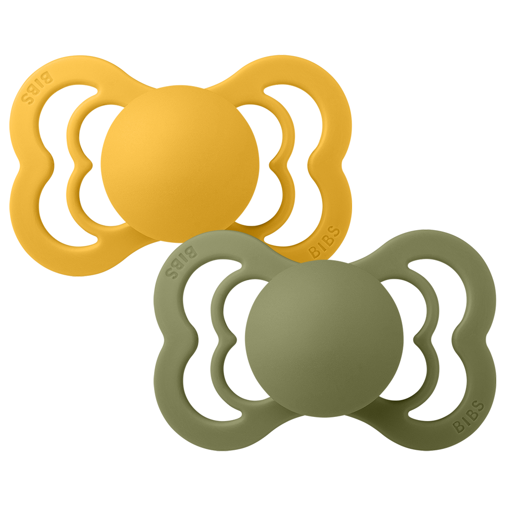 BIBS Supreme 2 PACK Honey Bee/Olive [product_typ] - BIBS EU
