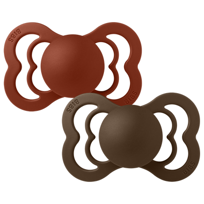BIBS Supreme 2 PACK Rust/Mocha