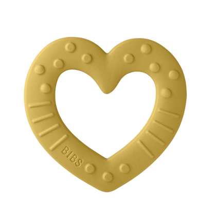 Baby Bitie Heart Mustard
