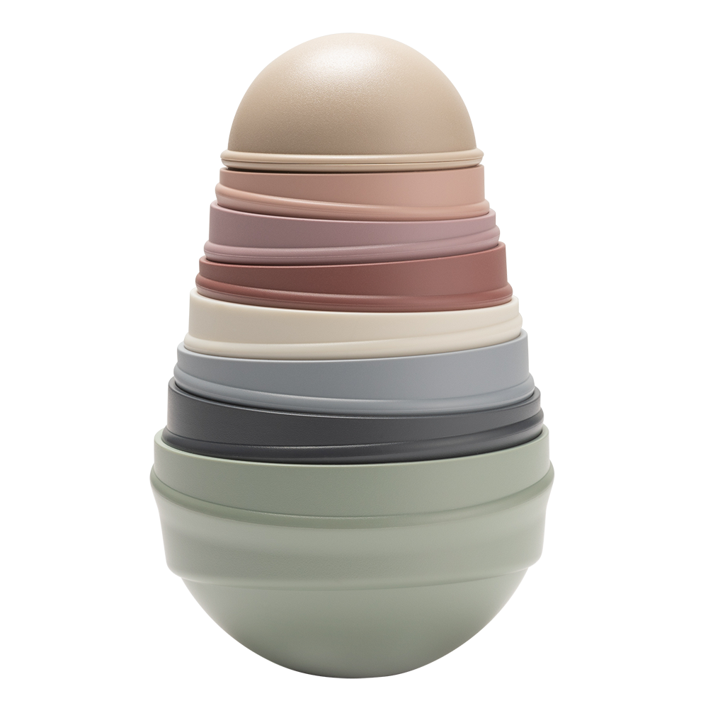 Wobbly Tower Pastel Rainbow