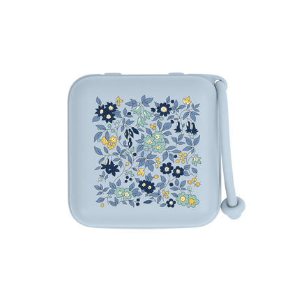 BIBS x LIBERTY Pacifier Box - Chamomile Lawn Baby Blue