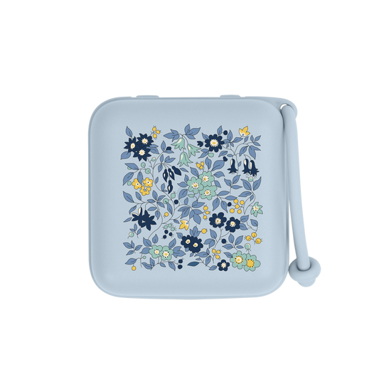 BIBS x LIBERTY Pacifier Box - Chamomile Lawn Baby Blue