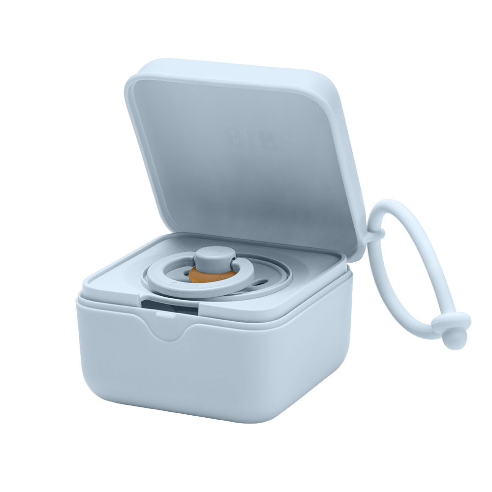 BIBS x LIBERTY Pacifier Box - Chamomile Lawn Baby Blue